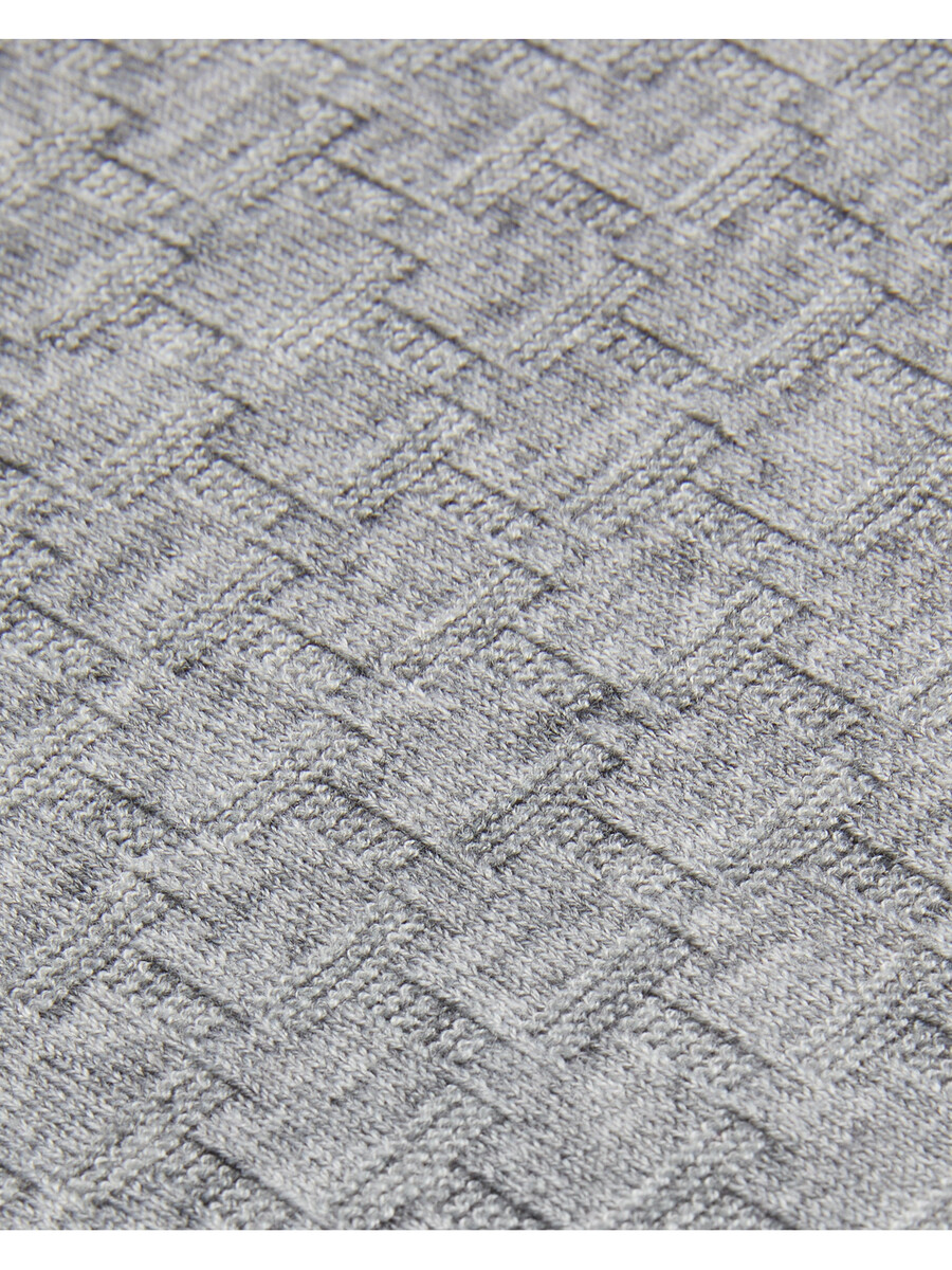 loung - pull ras du cou en tricot texturé
